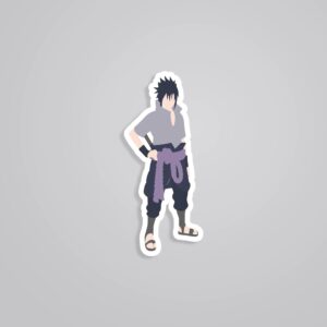 Sasuke Minimalist Anime Stickers Sasuke Minimalist Anime Stickers