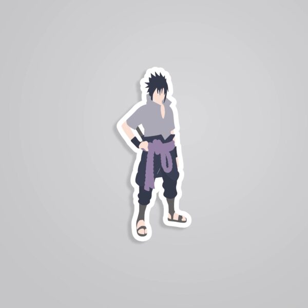 Sasuke Minimalist Anime Stickers_1 Sasuke Minimalist Anime Stickers