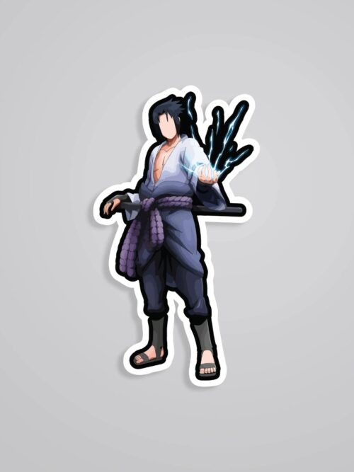 Sasukes Chidori Anime Stickers