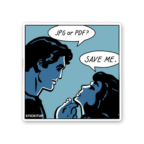Save Me Sticker