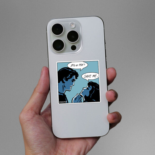 Save Me Sticker
