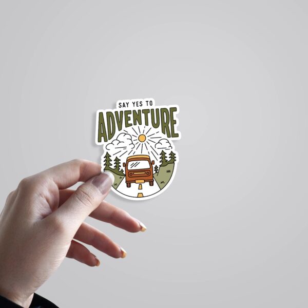 Say Yes To Adventure Travels Stickers