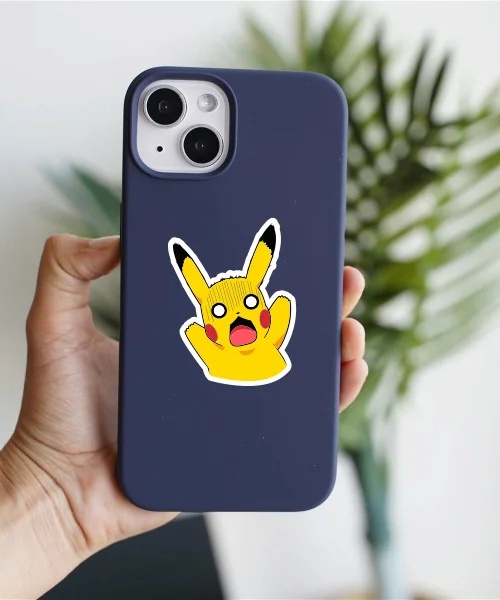 Scared Pikachuu Sticker