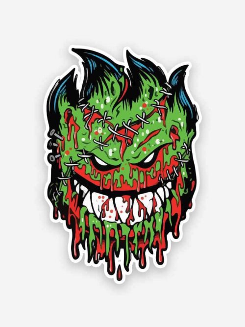 Scarred Monster Sticker