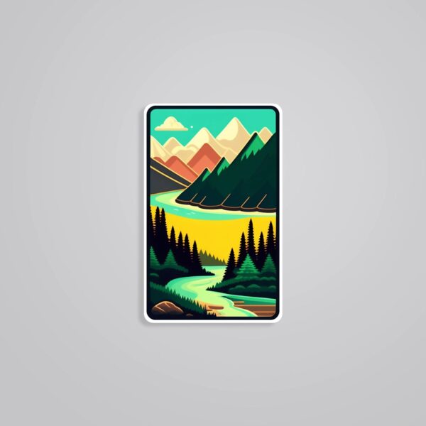 Scenery Travels Stickers