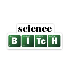 Science B I TC H Sticker Science B I TC H Sticker