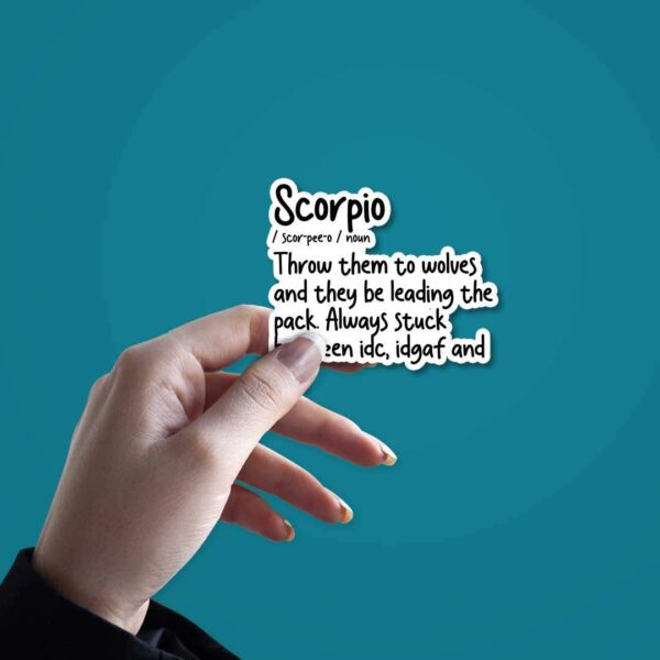 Scorpio Sticker