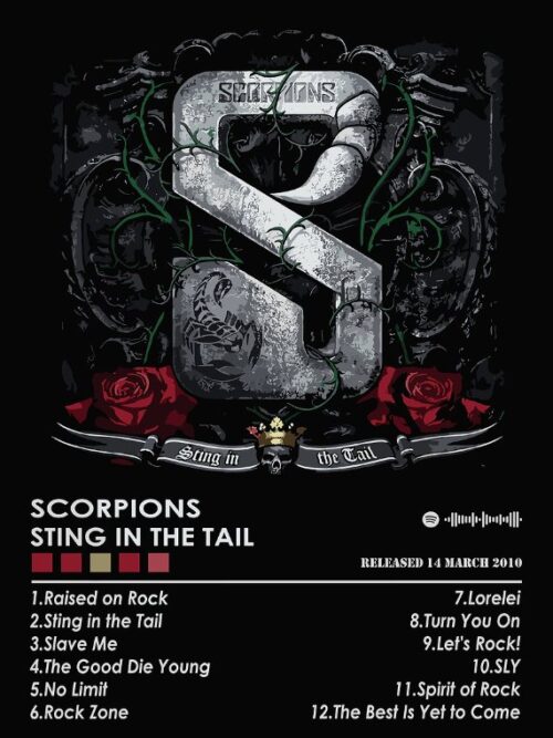 Scorpions Sting In The Tail Music Poster