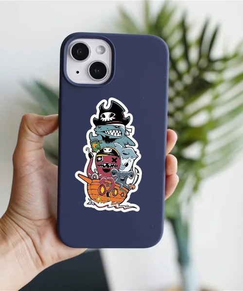 Sea Monster Attack Sticker Sea Monster Attack Sticker
