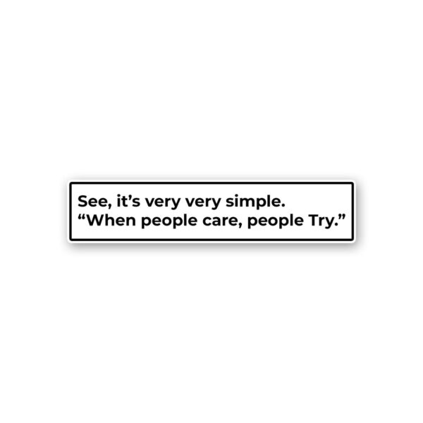 See ItS Very Very Simple Sticker