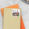 Seoul City Tower Post Stamp Travels Stickers