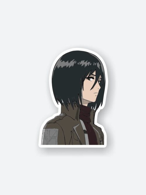 Serious Mikasa Sticker