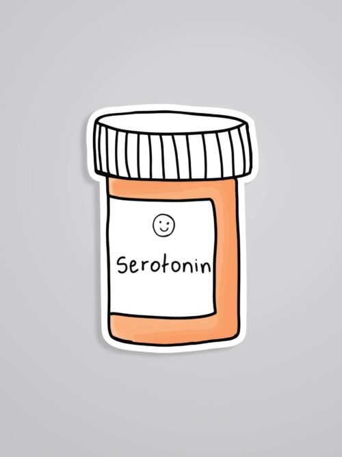 Serotonin Witty Stickers