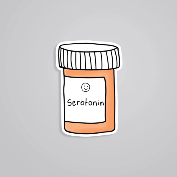 Serotonin Witty Stickers Serotonin Witty Stickers