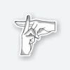 Shadow Clone Justu Hand Sign Sticker