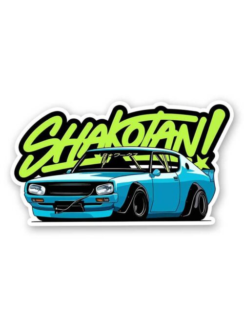 Shakotan Blue Legend Sticker