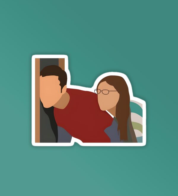 Sheldon Amy BBT Laptop Mobile Sticker Sheldon Amy BBT Laptop Mobile Sticker