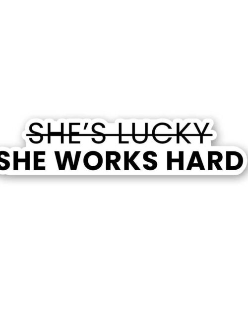 Shes Lucky Sticker