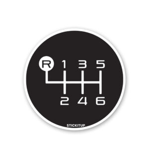 Shift Gear Sticker Shift Gear Sticker