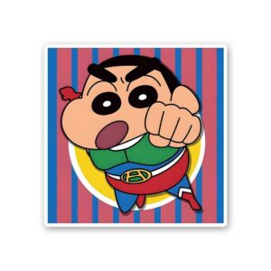 Shinchan Action Kamen Sticker Shinchan Action Kamen Sticker
