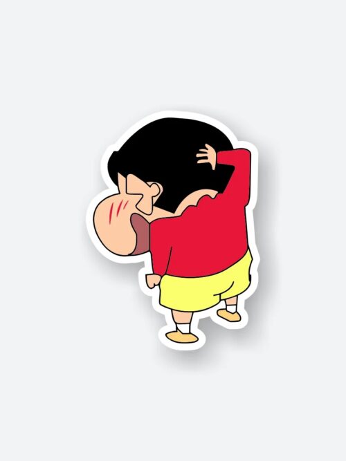 Shinchan Blushing Sticker