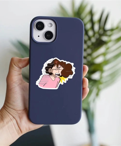 Shinchan Mom Angry Sticker