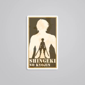 Shingeki No Kyojin Erens Titan Anime Stickers