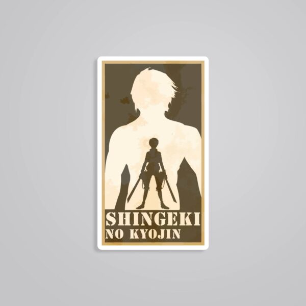 Shingeki No Kyojin Erens Titan Anime Stickers