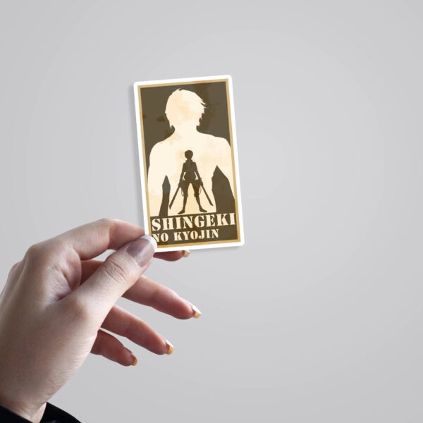 Shingeki No Kyojin Erens Titan Anime Stickers