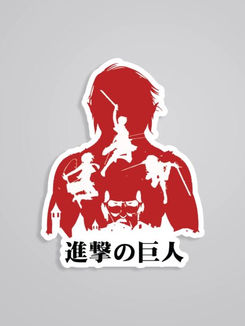 Shingeki No Kyojin Survey Corps Anime Stickers