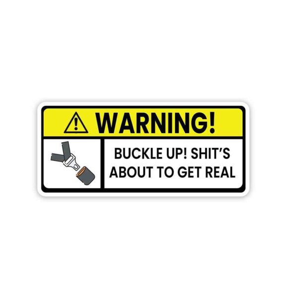 Shit’s about to get real Sticker