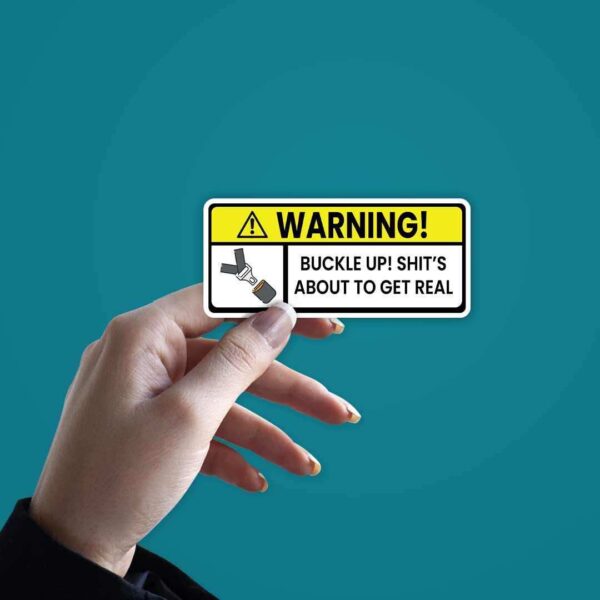Shit’s about to get real Sticker