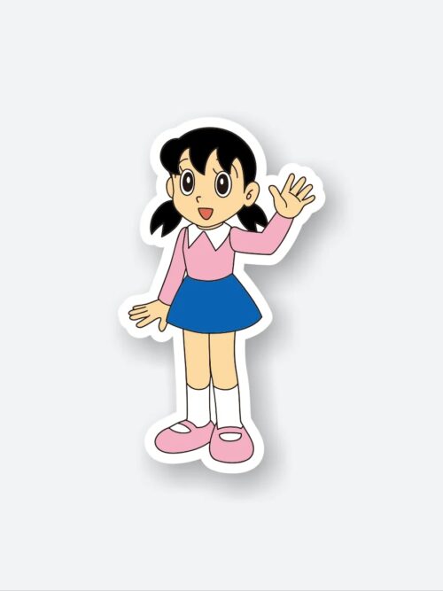 Shizuka Waving Sticker