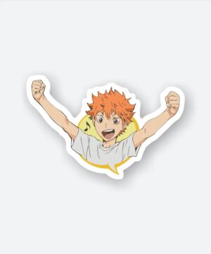 Shoyo Hinata Happy Sticker Shoyo Hinata Happy Sticker