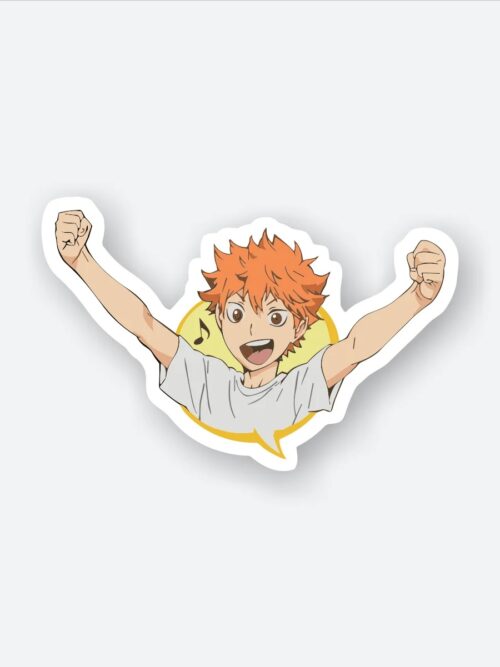 Shoyo Hinata Happy Sticker