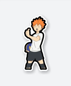 Shoyo Hinata Victory Sticker Shoyo Hinata Victory Sticker