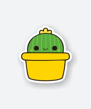 Shy Cactus Sticker Shy Cactus Sticker