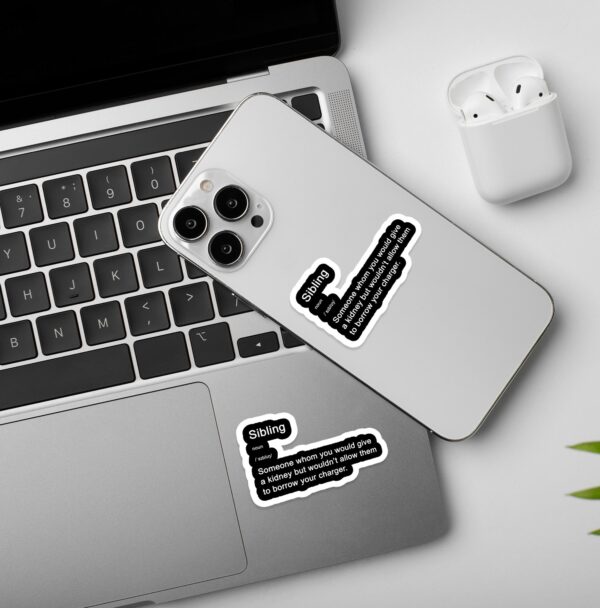 Sibling Meaning Laptop Mobile Stickers Sibling Meaning Laptop Mobile Stickers