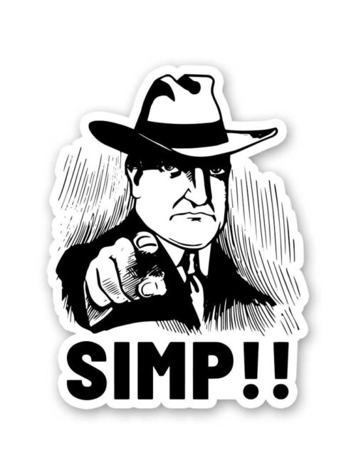 Simp Sticker