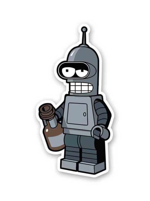 Simpsons Robot Sticker