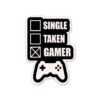 Single Taken Gamer Sticker