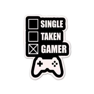 Single Taken Gamer Sticker Single Taken Gamer Sticker