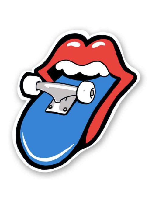 Skate Lips Sticker