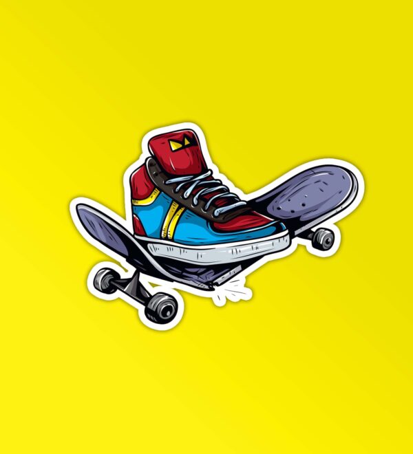 Skateboarding Sticker Skateboarding Sticker