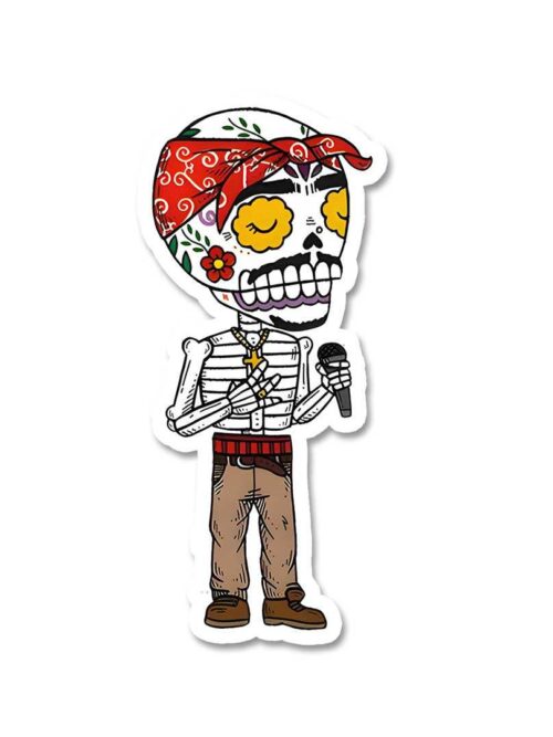 Skeletone PAC Sticker