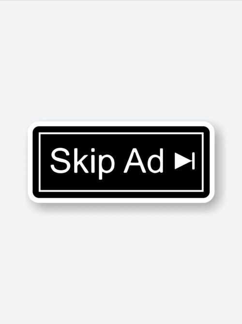 Skip Ad Sticker