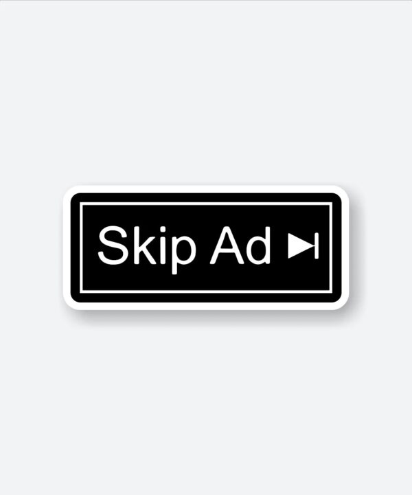 Skip Ad Sticker