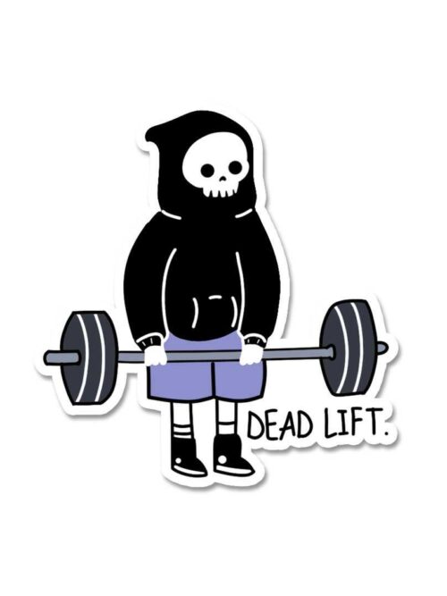 Skull Dead Lift Sticker