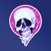 Skull Drip Sticker