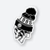 Skull Of 1985 Sticker